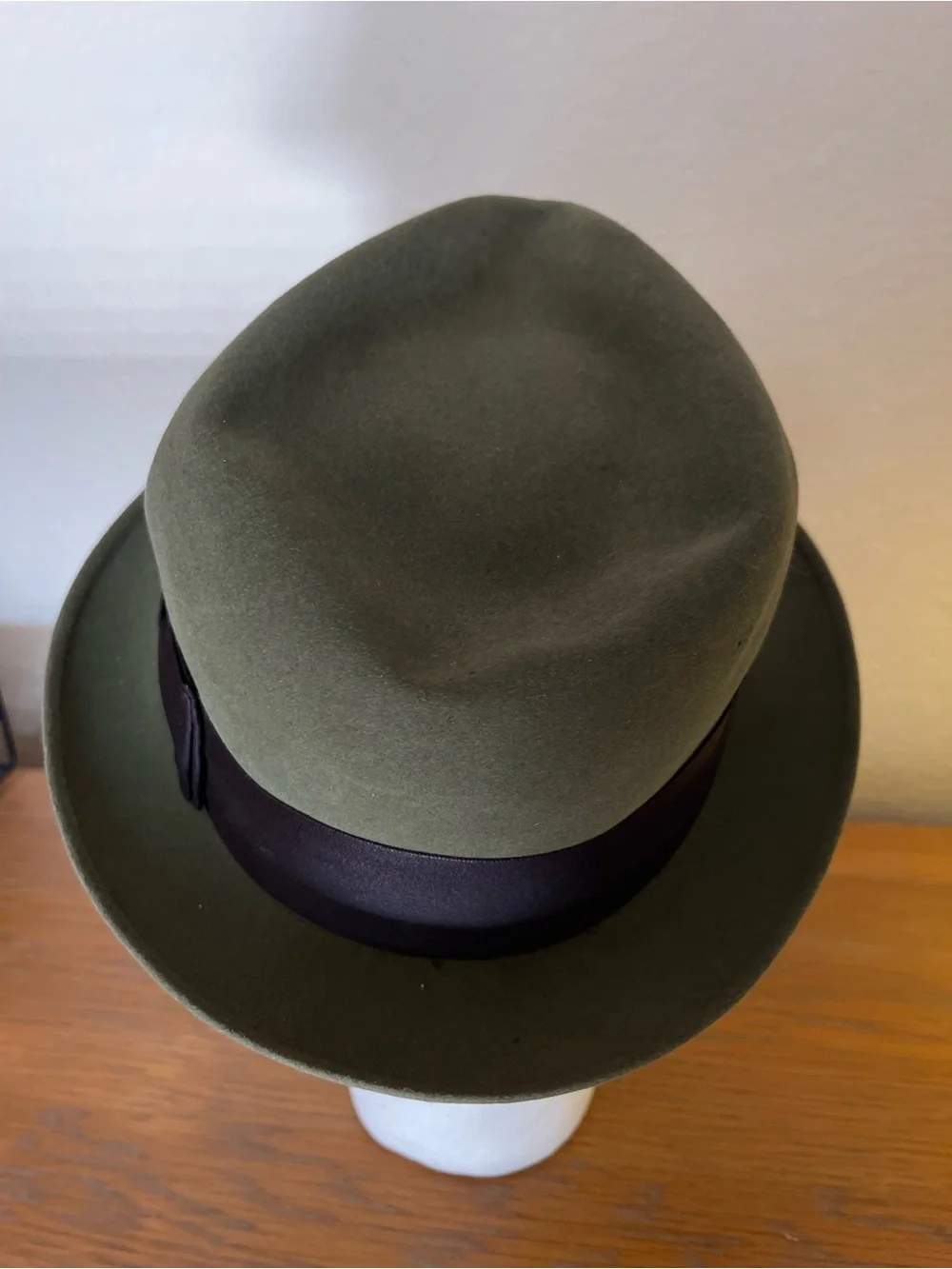Vintage Dobbs Fifth Avenue Guild Edge Fedora Hat Size 6 3/4 Four Fifteen Washer
